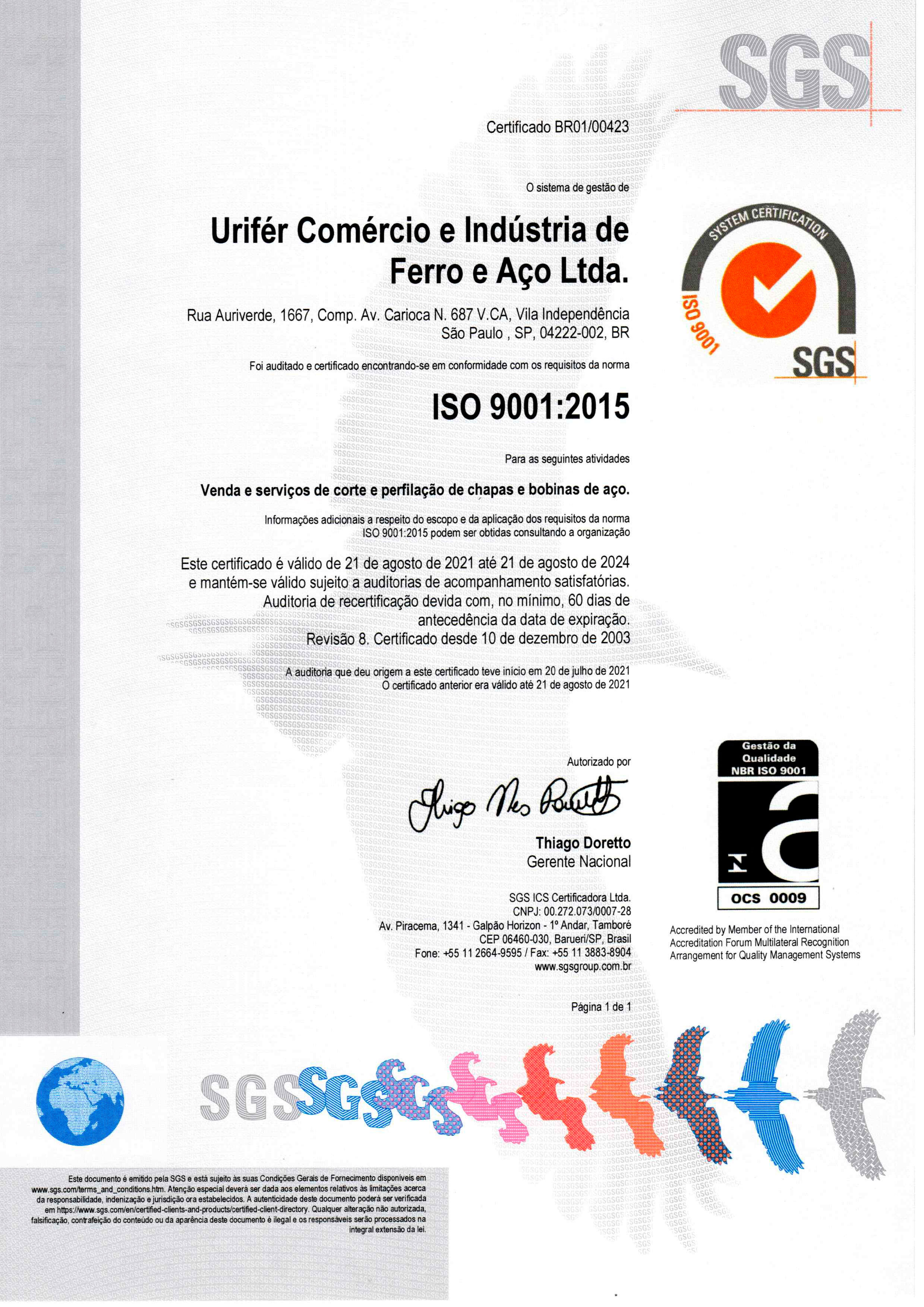 ISO:9001:2015